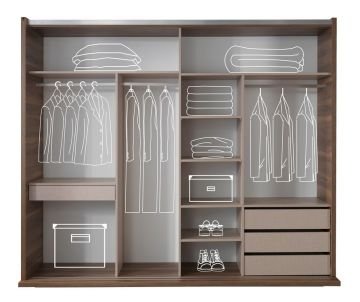 Born Ceviz Yatak Odası