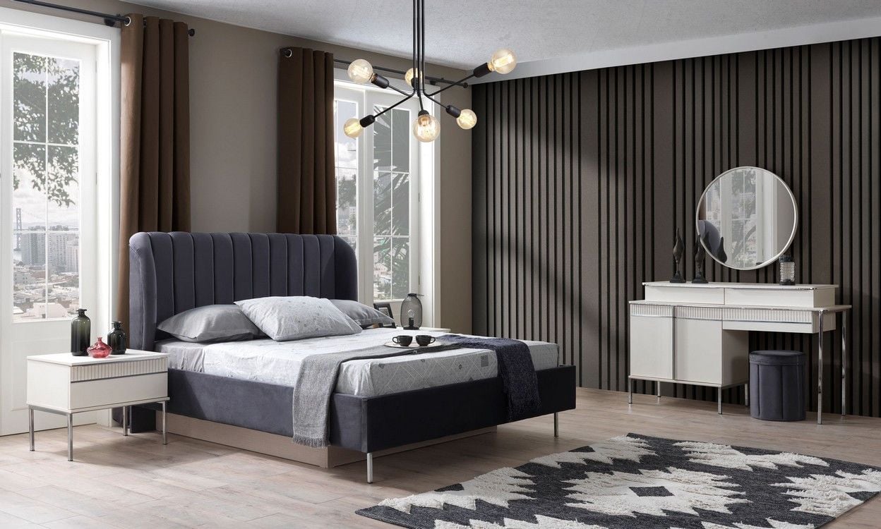 Born Krem Yatak Odası