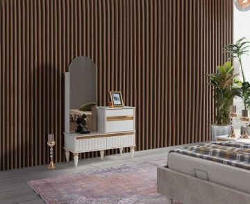 Marmo Sedef Krem Yatak Odası