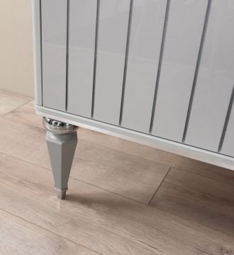 Marmo Sis Gri Yemek Odası