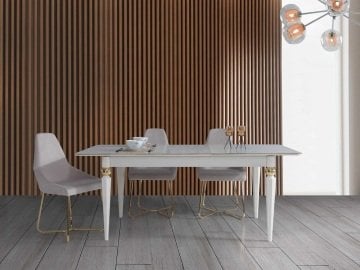 Marmo Gold Yemek Odası