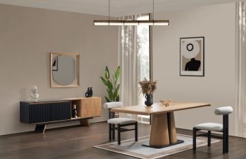 City Siyah Yemek Odası