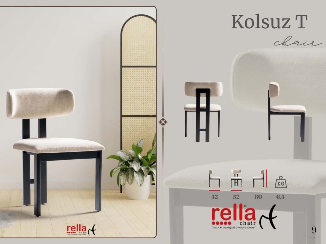 Kolsuz T Sandalye