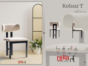 Kolsuz T Sandalye