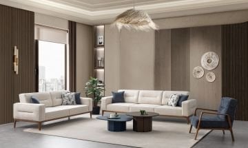 Ritmos Krem Koltuk Takımı