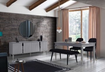 Marmo Silver Yemek Odası